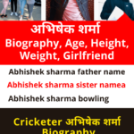 Abhishek Sharma Biography