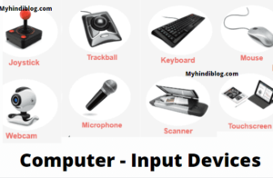 Input device in computer