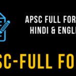 apsc full form in hindi & English